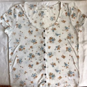 American Eagle Floral Top